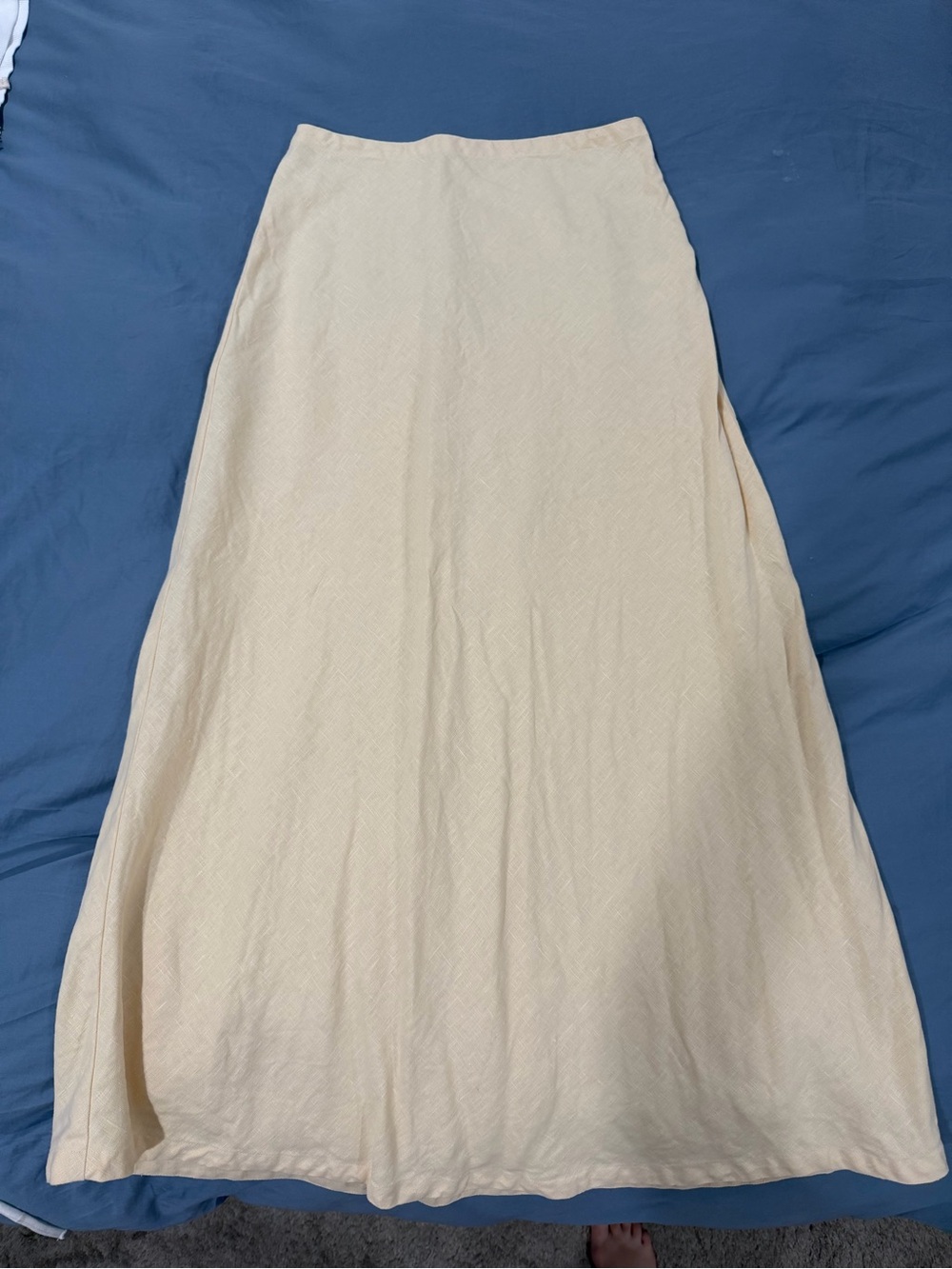 Faithfull the Brand Butter Yellow Maxi Skirt Size 6